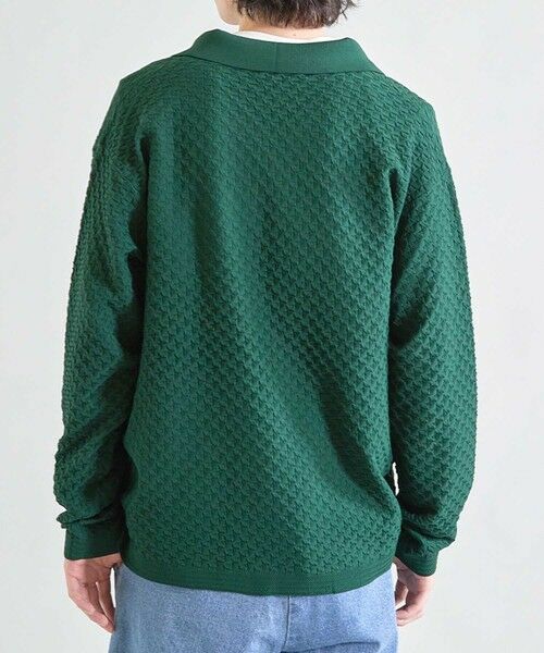 MEN'S BIGI / メンズビギ ニット・セーター | ＜WEB限定＞ハイゲージ スキッパー ウォッシャブル ポロニット | 詳細18
