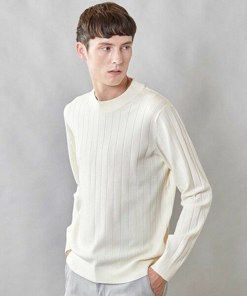 MEN'S BIGI / メンズビギ ニット・セーター | 【 吸湿・発熱・保温】ウォッシャブル モックネックニット | 詳細2