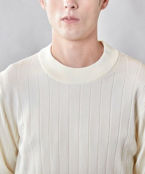 MEN'S BIGI / メンズビギ ニット・セーター | 【 吸湿・発熱・保温】ウォッシャブル モックネックニット | 詳細5