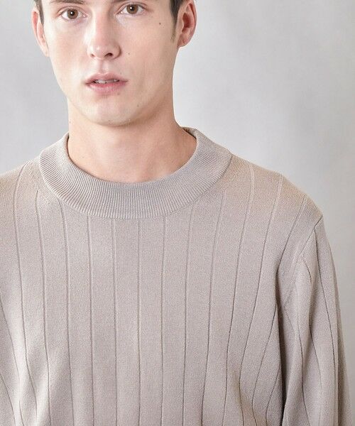 MEN'S BIGI / メンズビギ ニット・セーター | 【 吸湿・発熱・保温】ウォッシャブル モックネックニット | 詳細11
