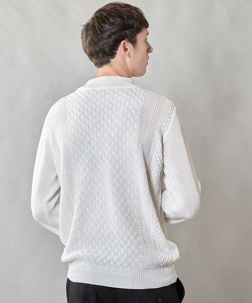 MEN'S BIGI / メンズビギ ニット・セーター | 【ウォッシャブル素材】モックネックハイゲージ ウール混ニット | 詳細3