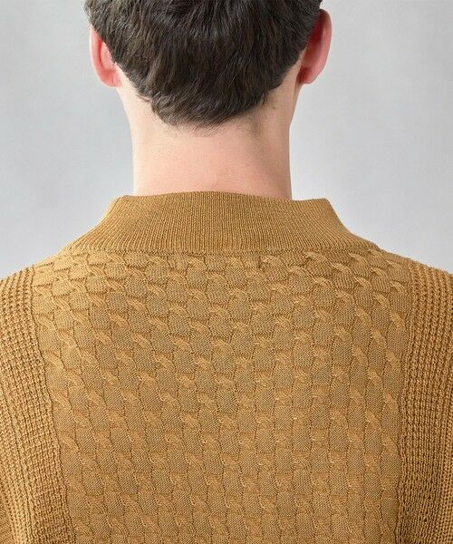 MEN'S BIGI / メンズビギ ニット・セーター | 【ウォッシャブル素材】モックネックハイゲージ ウール混ニット | 詳細21