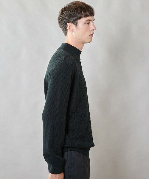 MEN'S BIGI / メンズビギ ニット・セーター | 【ウォッシャブル素材】モックネックハイゲージ ウール混ニット | 詳細23