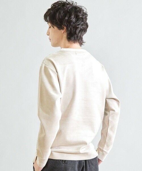 MEN'S BIGI / メンズビギ スウェット | フェイクスエードポンチ×前身頃ポリニット | 詳細4