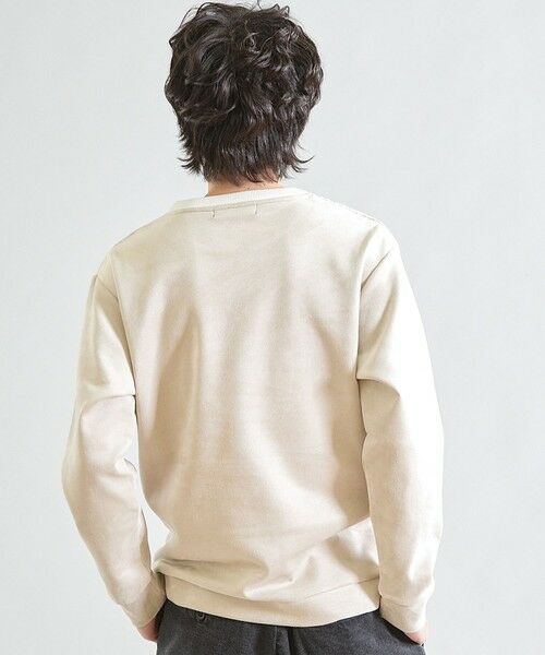 MEN'S BIGI / メンズビギ スウェット | フェイクスエードポンチ×前身頃ポリニット | 詳細5