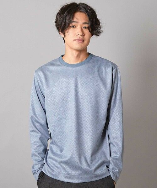 MEN'S BIGI / メンズビギ Tシャツ | エンボスリンクスフェイクスウェードロンT | 詳細16