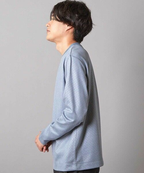 MEN'S BIGI / メンズビギ Tシャツ | エンボスリンクスフェイクスウェードロンT | 詳細17