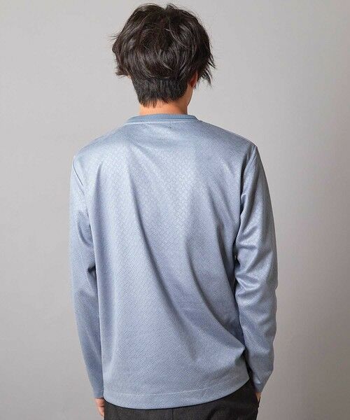 MEN'S BIGI / メンズビギ Tシャツ | エンボスリンクスフェイクスウェードロンT | 詳細18