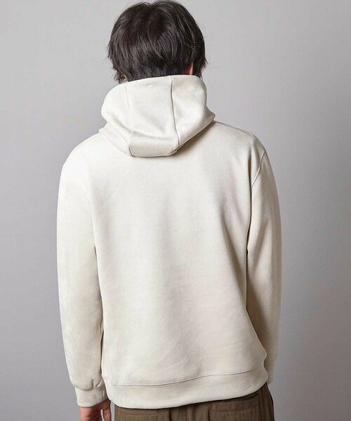 MEN'S BIGI / メンズビギ スウェット | リラックスフィットフェイクスウェード パーカー | 詳細4