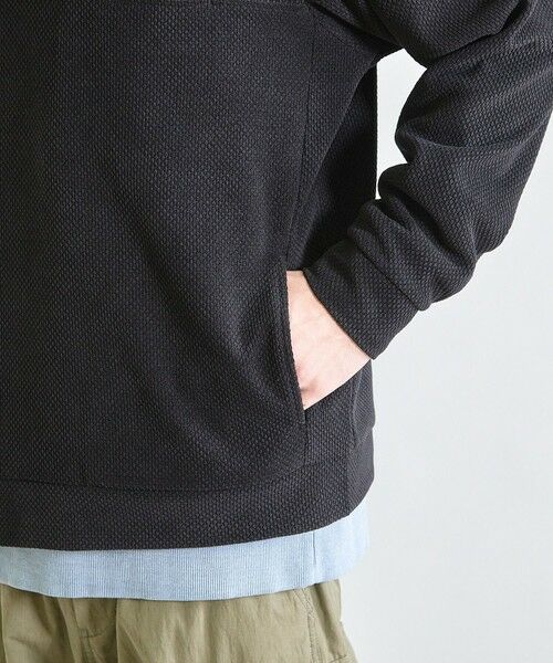 MEN'S BIGI / メンズビギ スウェット | ハニカムモールハーフジップスタンド | 詳細11