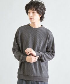 MEN'S BIGI / メンズビギ スウェット | ニットソーハニカムクルーネック