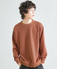 MEN'S BIGI / メンズビギ スウェット | ニットソーハニカムクルーネック