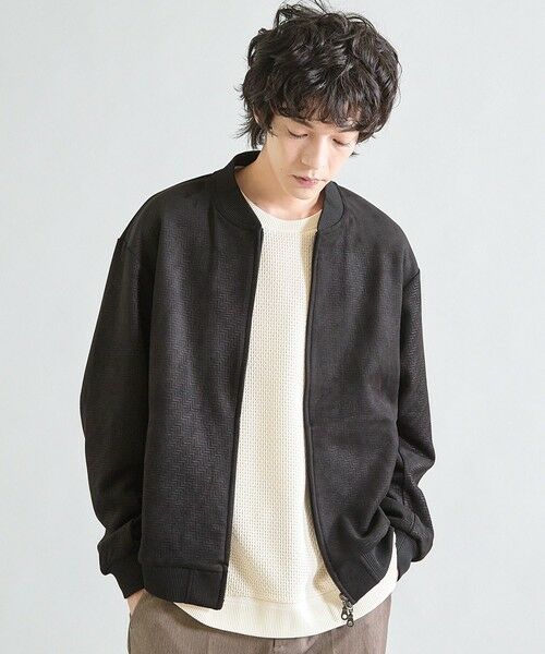 MEN'S BIGI / メンズビギ スウェット | ニットソーハニカムクルーネック | 詳細6