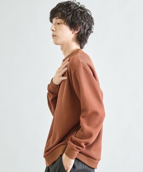 MEN'S BIGI / メンズビギ スウェット | ニットソーハニカムクルーネック | 詳細17