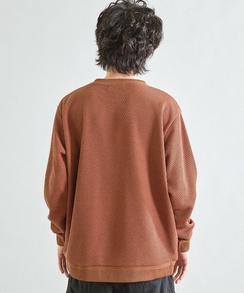 MEN'S BIGI / メンズビギ スウェット | ニットソーハニカムクルーネック | 詳細18