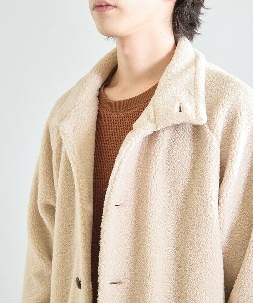 MEN'S BIGI / メンズビギ その他アウター | スタンドカラー ボアフリースジャケット | 詳細3