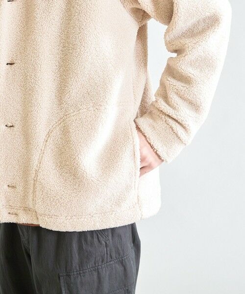 MEN'S BIGI / メンズビギ その他アウター | スタンドカラー ボアフリースジャケット | 詳細4