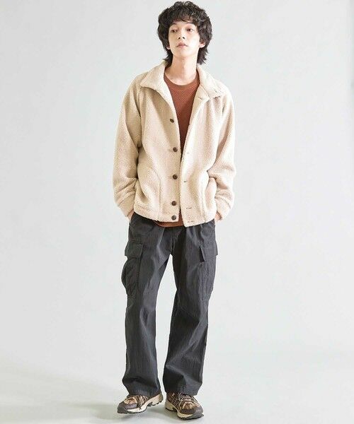 MEN'S BIGI / メンズビギ その他アウター | スタンドカラー ボアフリースジャケット | 詳細6