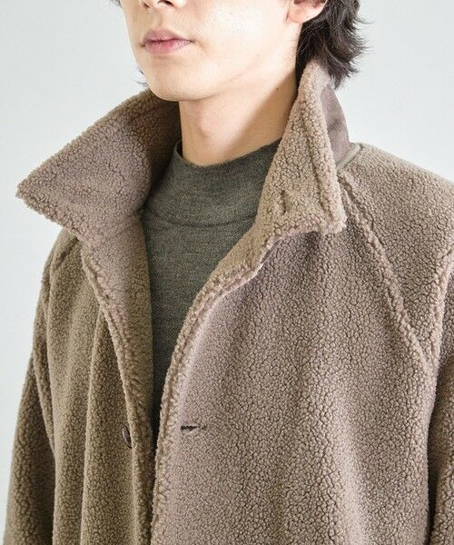 MEN'S BIGI / メンズビギ その他アウター | スタンドカラー ボアフリースジャケット | 詳細11