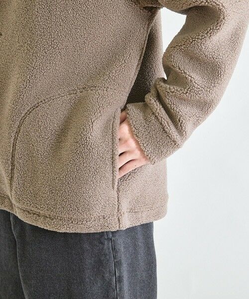MEN'S BIGI / メンズビギ その他アウター | スタンドカラー ボアフリースジャケット | 詳細13