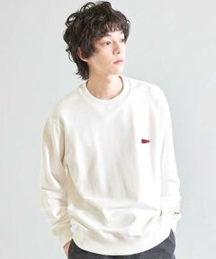 MEN'S BIGI / メンズビギ スウェット | 【Good wear×BARRY McGEE×UNION STATION】ピグメント加工 別注クルーネックスウェット