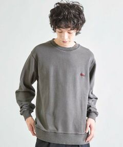 MEN'S BIGI / メンズビギ スウェット | 【Good wear×BARRY McGEE×UNION STATION】ピグメント加工 別注クルーネックスウェット