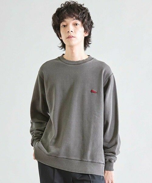 MEN'S BIGI / メンズビギ スウェット | 【Good wear×BARRY McGEE×UNION STATION】ピグメント加工 別注クルーネックスウェット | 詳細6
