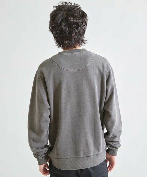 MEN'S BIGI / メンズビギ スウェット | 【Good wear×BARRY McGEE×UNION STATION】ピグメント加工 別注クルーネックスウェット | 詳細9