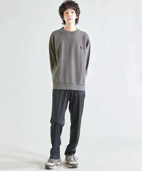 MEN'S BIGI / メンズビギ スウェット | 【Good wear×BARRY McGEE×UNION STATION】ピグメント加工 別注クルーネックスウェット | 詳細11