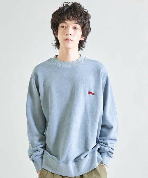 MEN'S BIGI / メンズビギ スウェット | 【Good wear×BARRY McGEE×UNION STATION】ピグメント加工 別注クルーネックスウェット | 詳細12