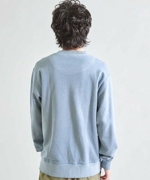 MEN'S BIGI / メンズビギ スウェット | 【Good wear×BARRY McGEE×UNION STATION】ピグメント加工 別注クルーネックスウェット | 詳細14