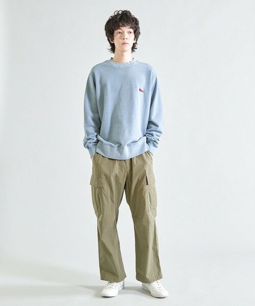 MEN'S BIGI / メンズビギ スウェット | 【Good wear×BARRY McGEE×UNION STATION】ピグメント加工 別注クルーネックスウェット | 詳細16