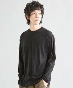 MEN'S BIGI / メンズビギ スウェット | ミルジャガードジオメトリック柄クルーネック