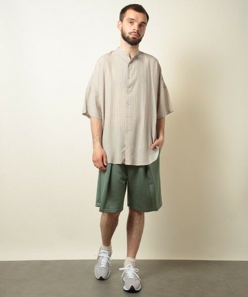 MEN'S BIGI / メンズビギ その他パンツ | グロッシースウェットハーフパンツ | 詳細5