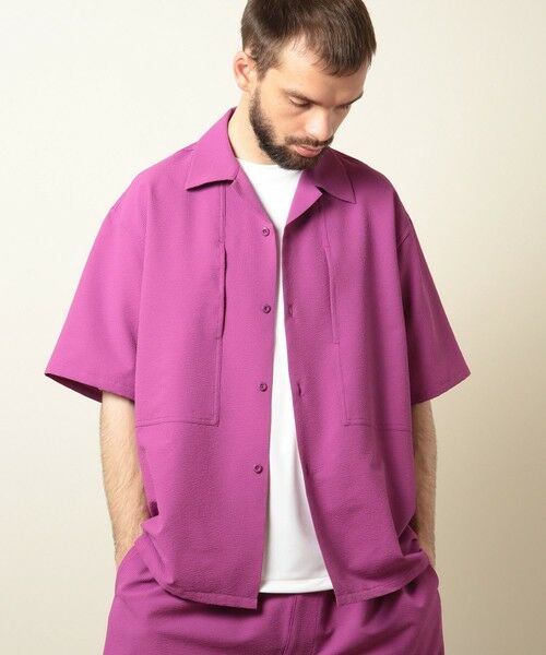 MEN'S BIGI / メンズビギ シャツ・ブラウス | シアサッカーBIGヨークポケットャツ | 詳細13