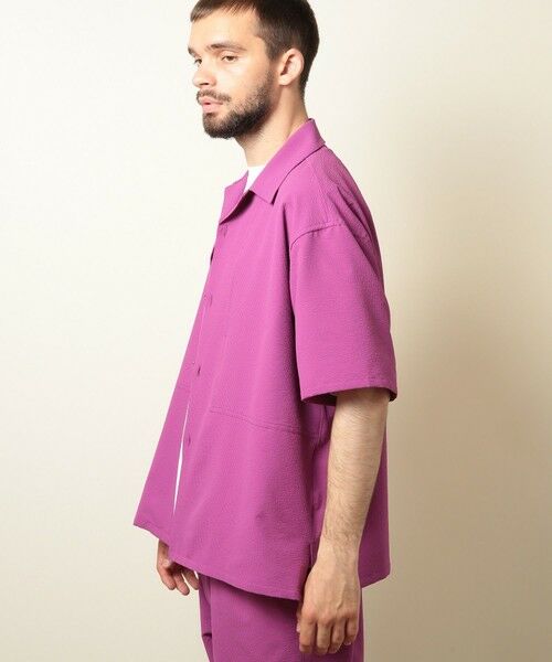 MEN'S BIGI / メンズビギ シャツ・ブラウス | シアサッカーBIGヨークポケットャツ | 詳細14