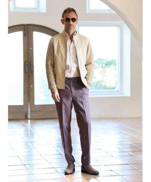 MEN'S BIGI / メンズビギ その他パンツ | 【スタプレタイプ/EASY CARE】ツイルストレッチイージーパンツ | 詳細24