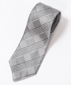 MEN'S BIGI / メンズビギ ネクタイ | 小剣クレリック配色チェック/千鳥柄タイ