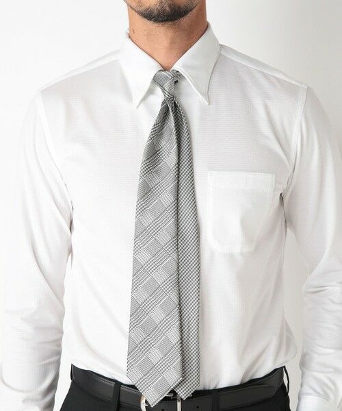 MEN'S BIGI / メンズビギ ネクタイ | 小剣クレリック配色チェック/千鳥柄タイ | 詳細2