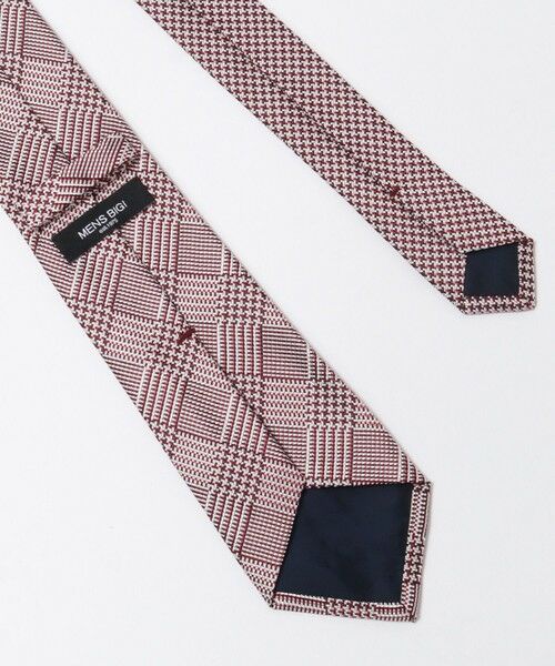 MEN'S BIGI / メンズビギ ネクタイ | 小剣クレリック配色チェック/千鳥柄タイ | 詳細5