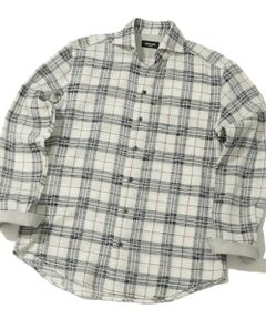 MEN'S BIGI / メンズビギ シャツ・ブラウス | カスレチェックジャガードカッタウェイスキッパーシャツ