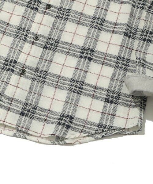 MEN'S BIGI / メンズビギ シャツ・ブラウス | カスレチェックジャガードカッタウェイスキッパーシャツ | 詳細13