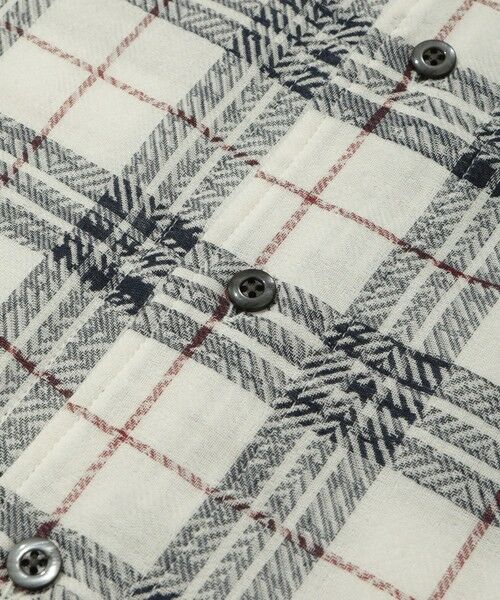 MEN'S BIGI / メンズビギ シャツ・ブラウス | カスレチェックジャガードカッタウェイスキッパーシャツ | 詳細11
