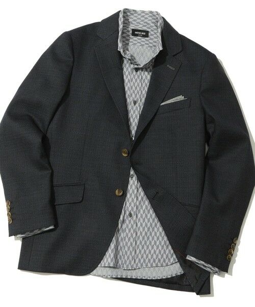 MEN'S BIGI / メンズビギ テーラードジャケット | 【ACTIVE TAILOR】アソートストレッチジャケット（ネイビー）
