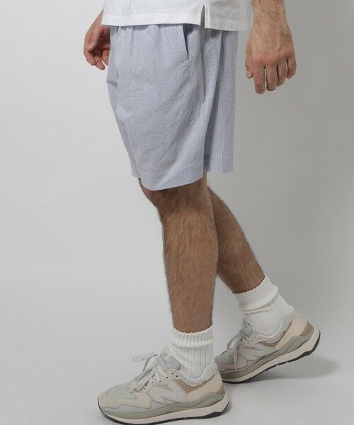 MEN'S BIGI / メンズビギ ショート・ハーフ・半端丈パンツ | ライトコードレーン天日干しワッシャーショーツ | 詳細8