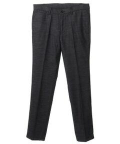 MEN'S BIGI / メンズビギ スラックス・ドレスパンツ | コットン3本合糸ツイル裏起毛スラックス