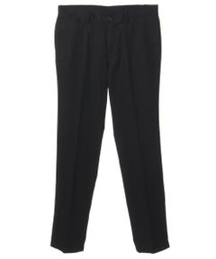 MEN'S BIGI / メンズビギ スラックス・ドレスパンツ | コットン3本合糸ツイル裏起毛スラックス