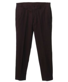 MEN'S BIGI / メンズビギ スラックス・ドレスパンツ | コットン3本合糸ツイル裏起毛スラックス