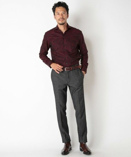 MEN'S BIGI / メンズビギ スラックス・ドレスパンツ | コットン3本合糸ツイル裏起毛スラックス | 詳細14