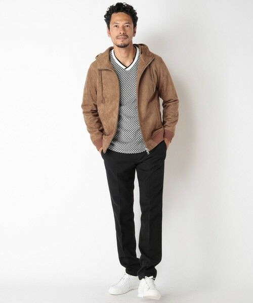 MEN'S BIGI / メンズビギ スラックス・ドレスパンツ | コットン3本合糸ツイル裏起毛スラックス | 詳細16